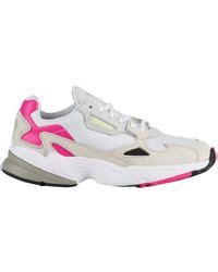 adidas falcon weiß sale|Adidas falcon grey pink kit.